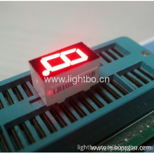 Common Cathode Ultra Bright Red 0.36 Inch 1 Digit 7 Segment Led Display 